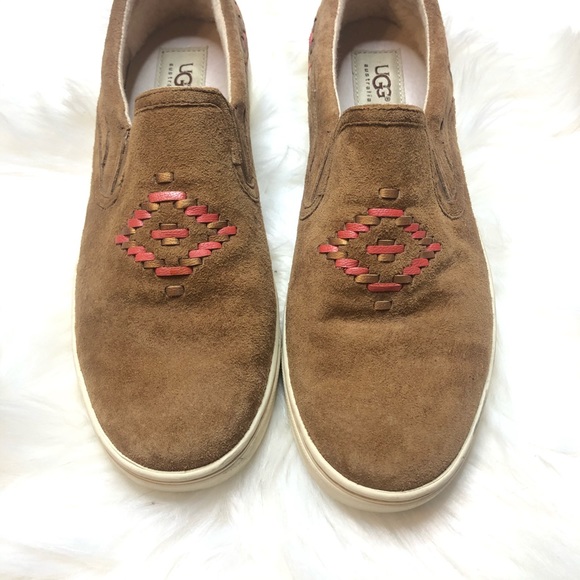UGG Fierce Rustic Weave Slip-On Sneaker tan - Picture 8 of 11